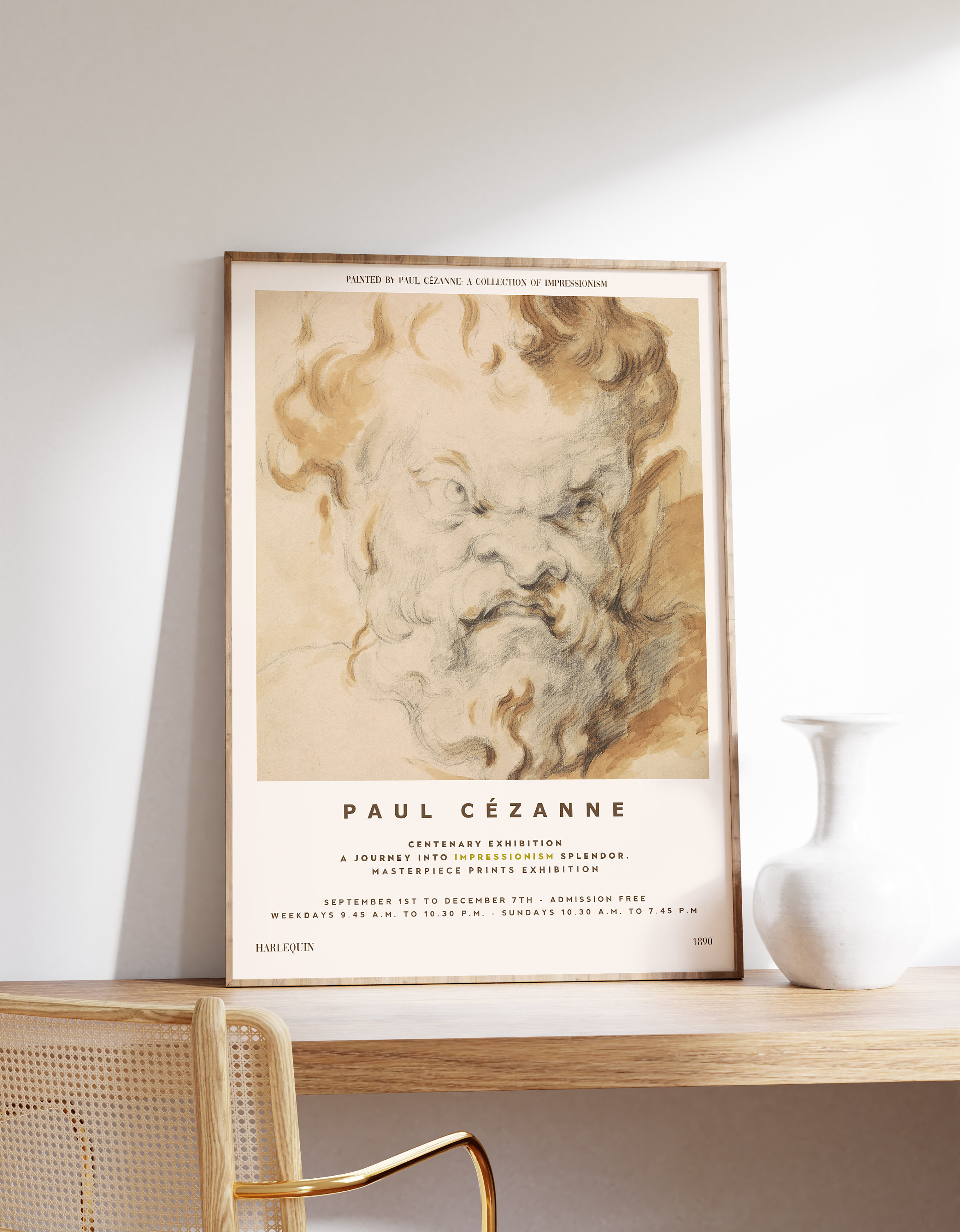 Paul Cezanne | Art Print | Vintage Poster | Cezanne Print | Mid Century ...
