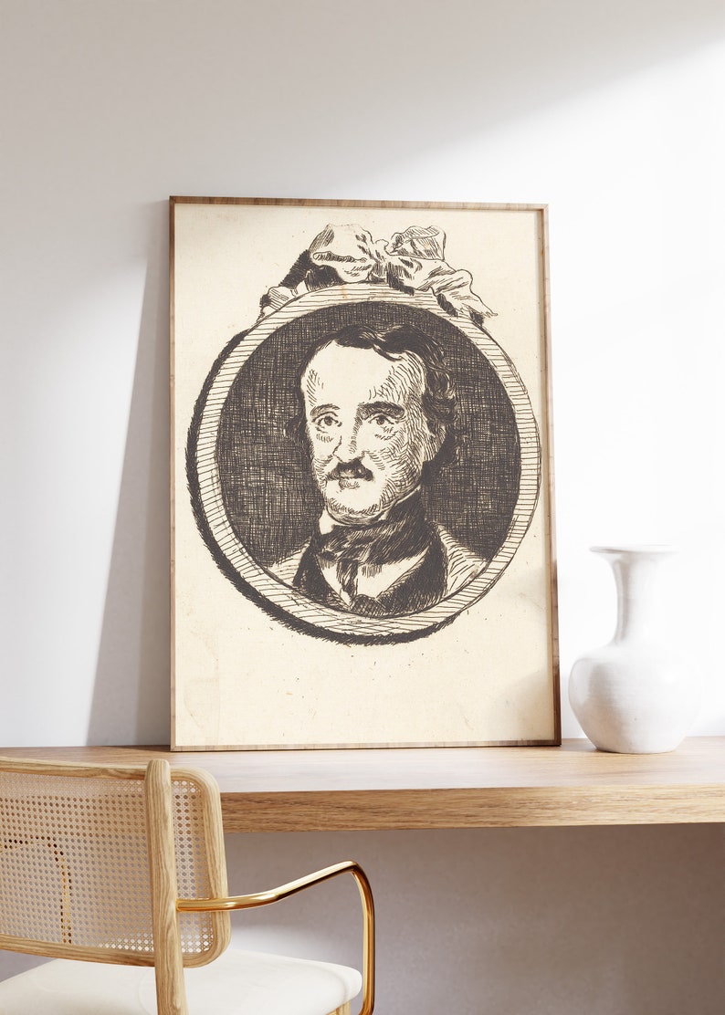 Edouard Manet - Edgar Poe (1860) | Edgar Allan Poe Painting | Poet ...