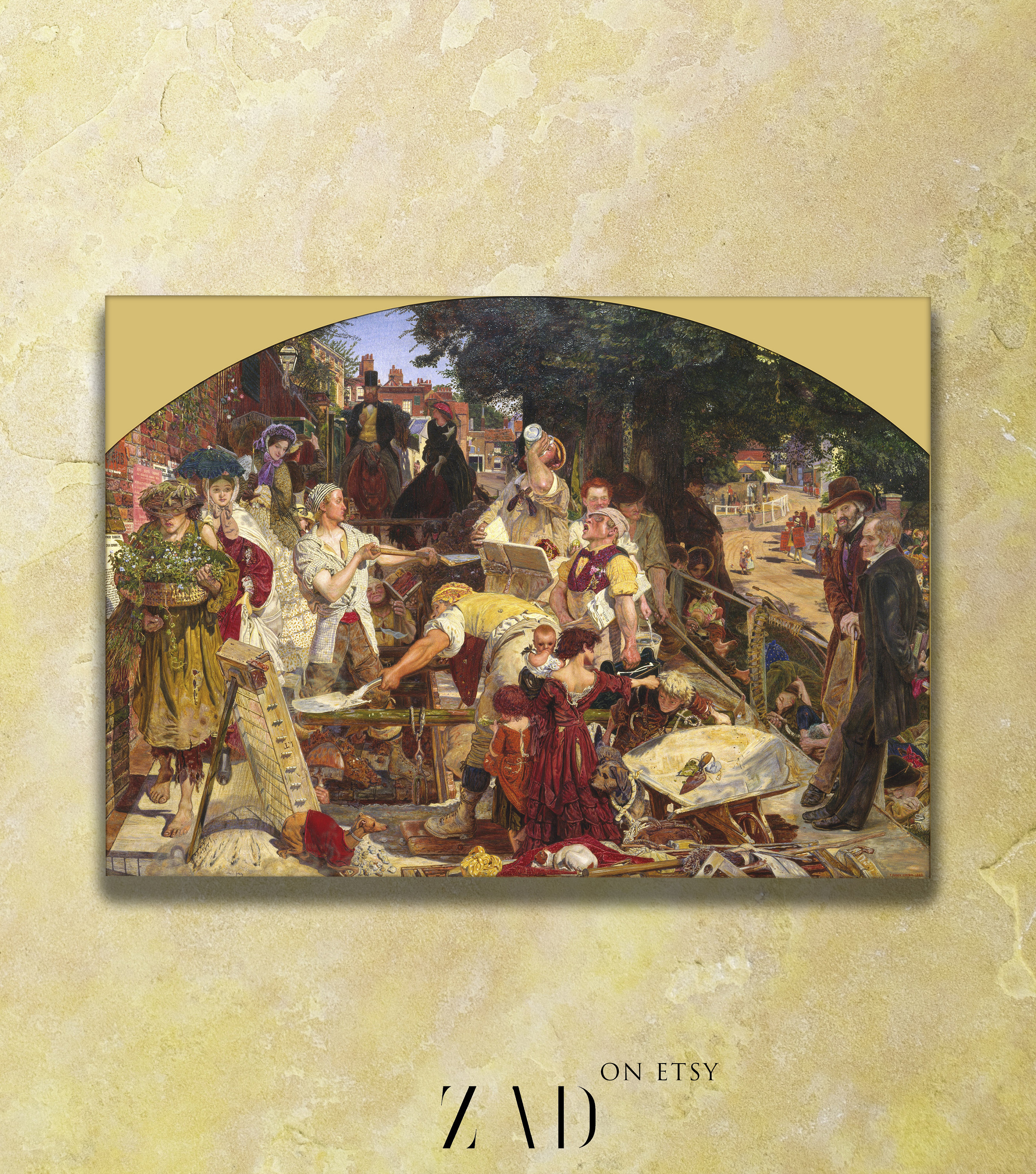 アート・デザイン・音楽 THE ART OF FORD MADOX BROWN File:Ford Madox Brown - The Coat of Many Colours - Google