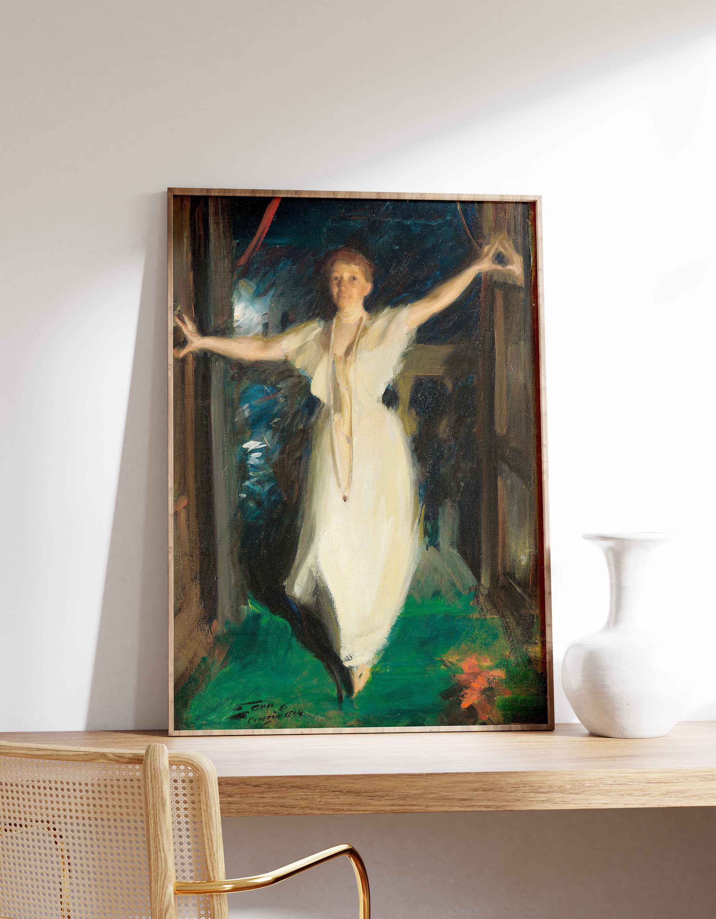 Anders Zorn - Isabella Stewart Gardner in Venice (1894) | Vintage