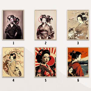 Geisha Wall Art | Geisha Print | Japanese Wall Art | Japanese Decor | Japanese Print | Japanese Gift Print | Geisha Poster | Japanese Poster