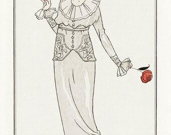 George Barbier Art Deco | Elegant Fashion Print | Vintage Fashion Illustration | 1912 Art Print
