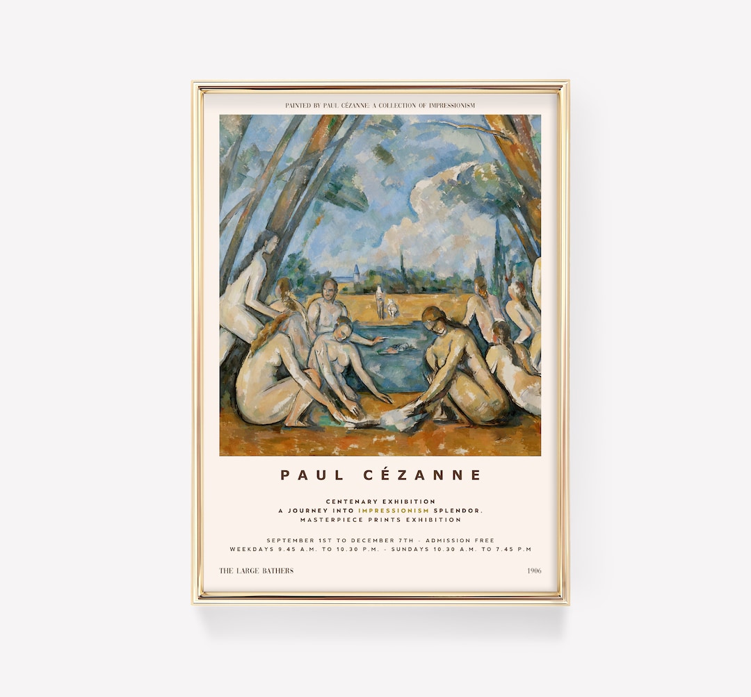 Paul Cezanne Art Print | Vintage Print | Cezanne Poster | Living Room ...