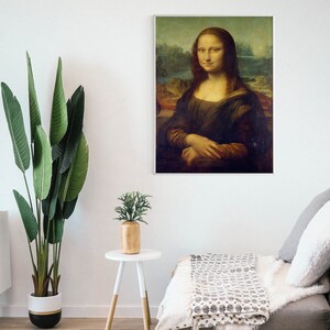 Leonardo Da Vinci the Mona Lisa 1503 Reproduction of a Classic Painting ...