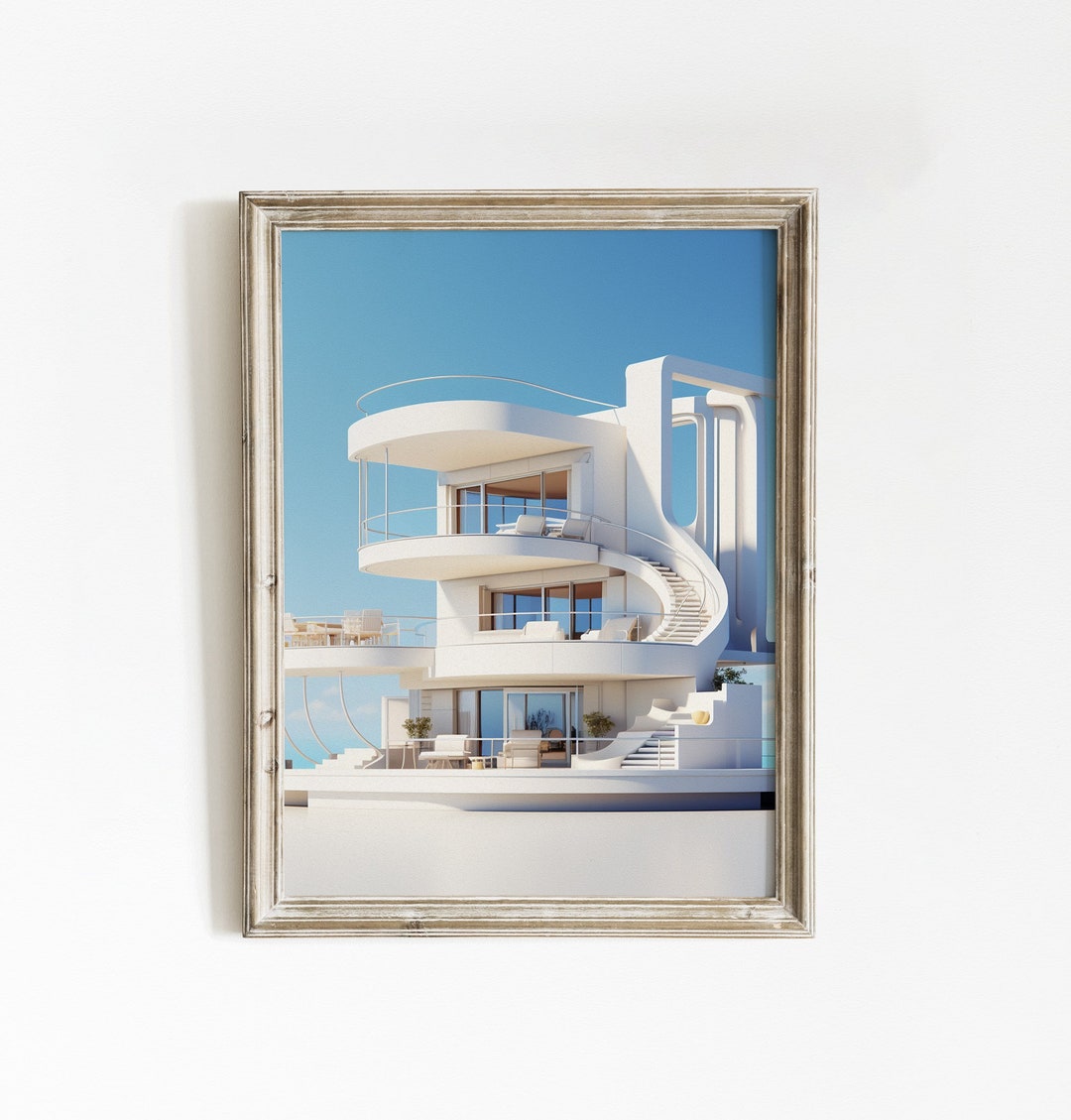 Minimalist Building Modern Art Print Architecture Wall Art Modern ...