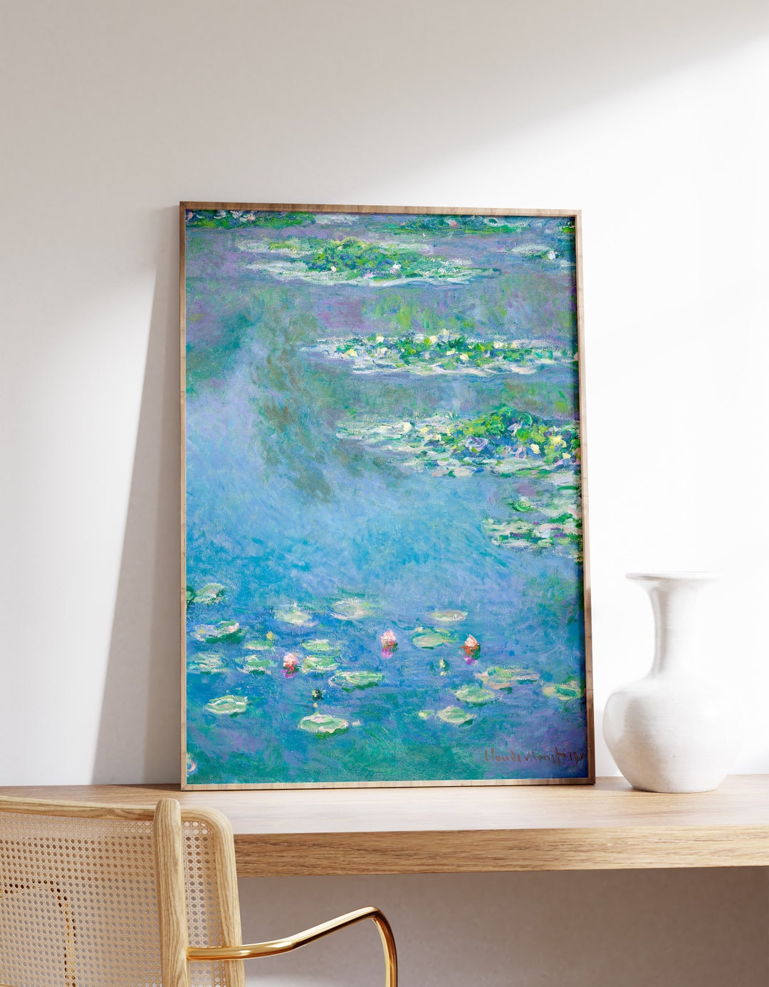 Claude Monet Poster | Water Lilies | Monet Wall Art | Monet Print ...