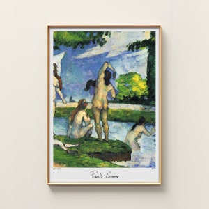 Impresión de Paul Cezanne / Póster de exposición vintage / Arte mural para dormitorio / Póster de exposición / Decoración ecléctica