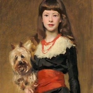 Miss Beatrice Townsend Portrait | John S. Sargent Artwork | Classic Portrait Print | Historical Art