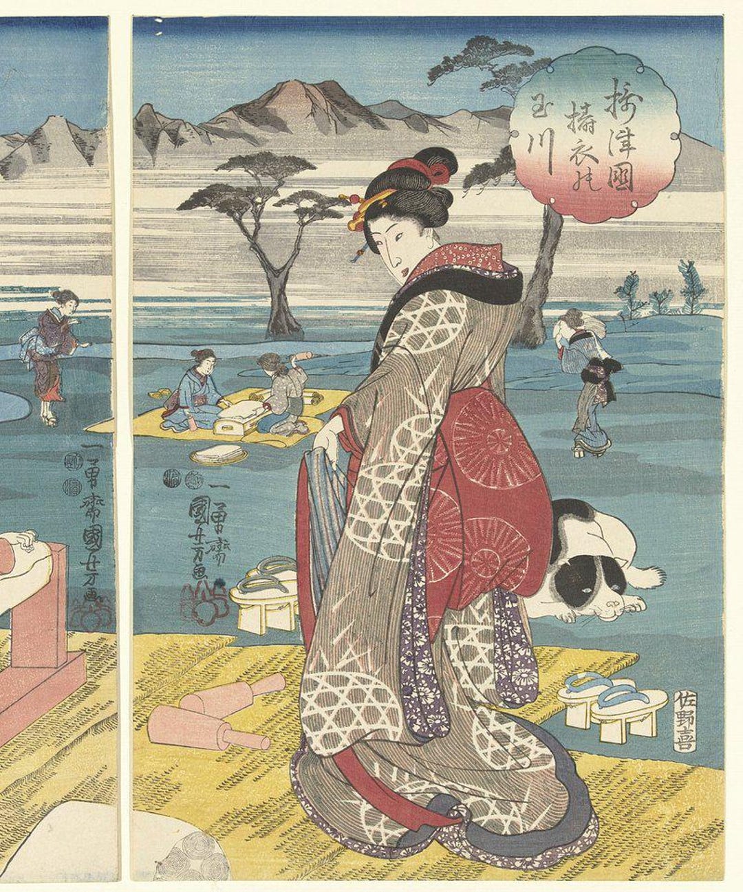 Japanese Art | Utagawa Kuniyoshi Print | Sumidagawa Poster | Vintage ...