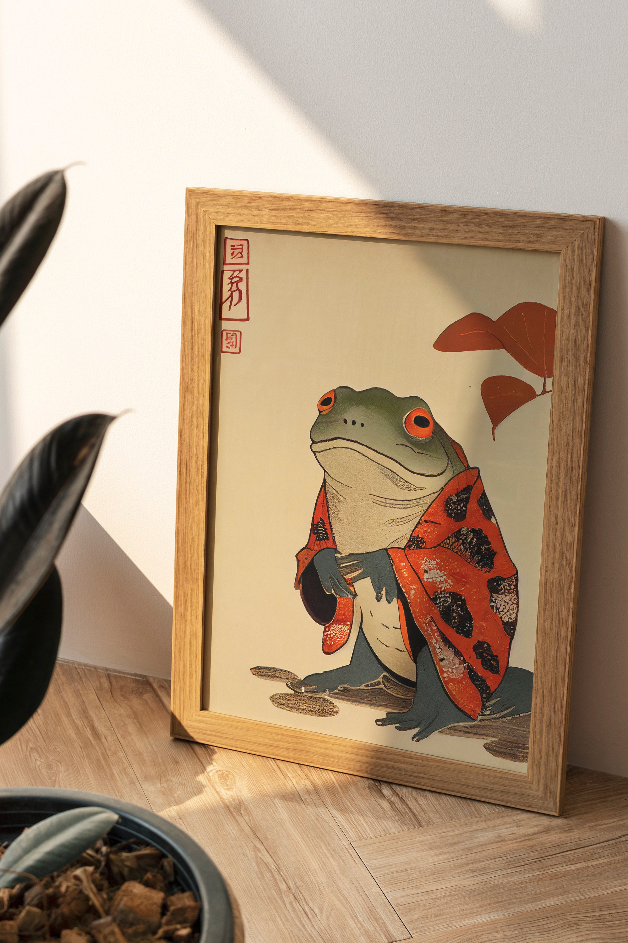 Matsumoto Hoji Print Japanese Poster Frog Wall Art - Etsy Canada