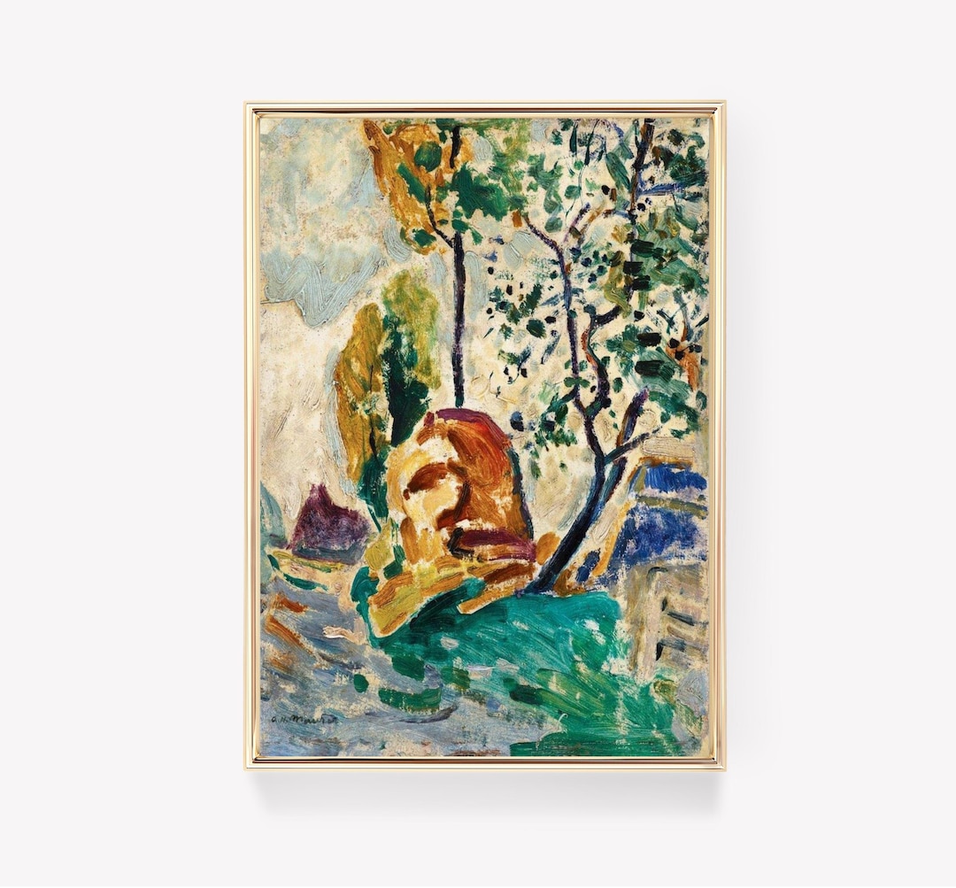 Henri Matisse Poster | Le Mur Rose Art | Collioure Print | Vintage ...