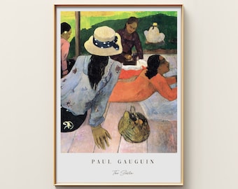 Paul Gauguin Poster | Modern Wall Art | Paul Gauguin Poster | Gauguin Wall Art | Farmhouse Wall Art | Museum Exhibition Poster