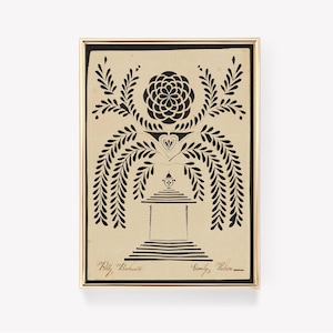 Polly Buckwith | Emily Wilcox | Scherenschnitte Art | Decorative Print | Wall Art | Silhouette Design
