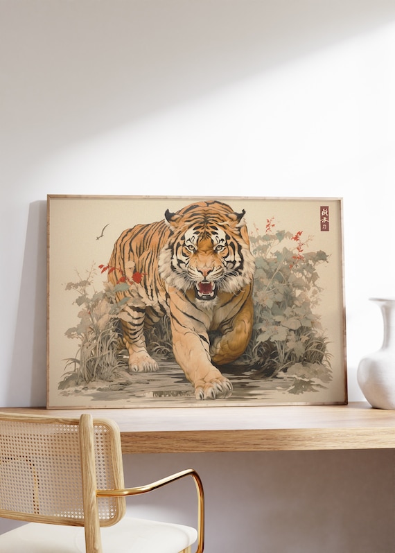 原画/抽象画/モダンアート/インテリア/アクリル画 OLD TIGER(虎波) 原画/抽象画/モダンアート/インテリア/アクリル画 OLD TIGER(虎波)