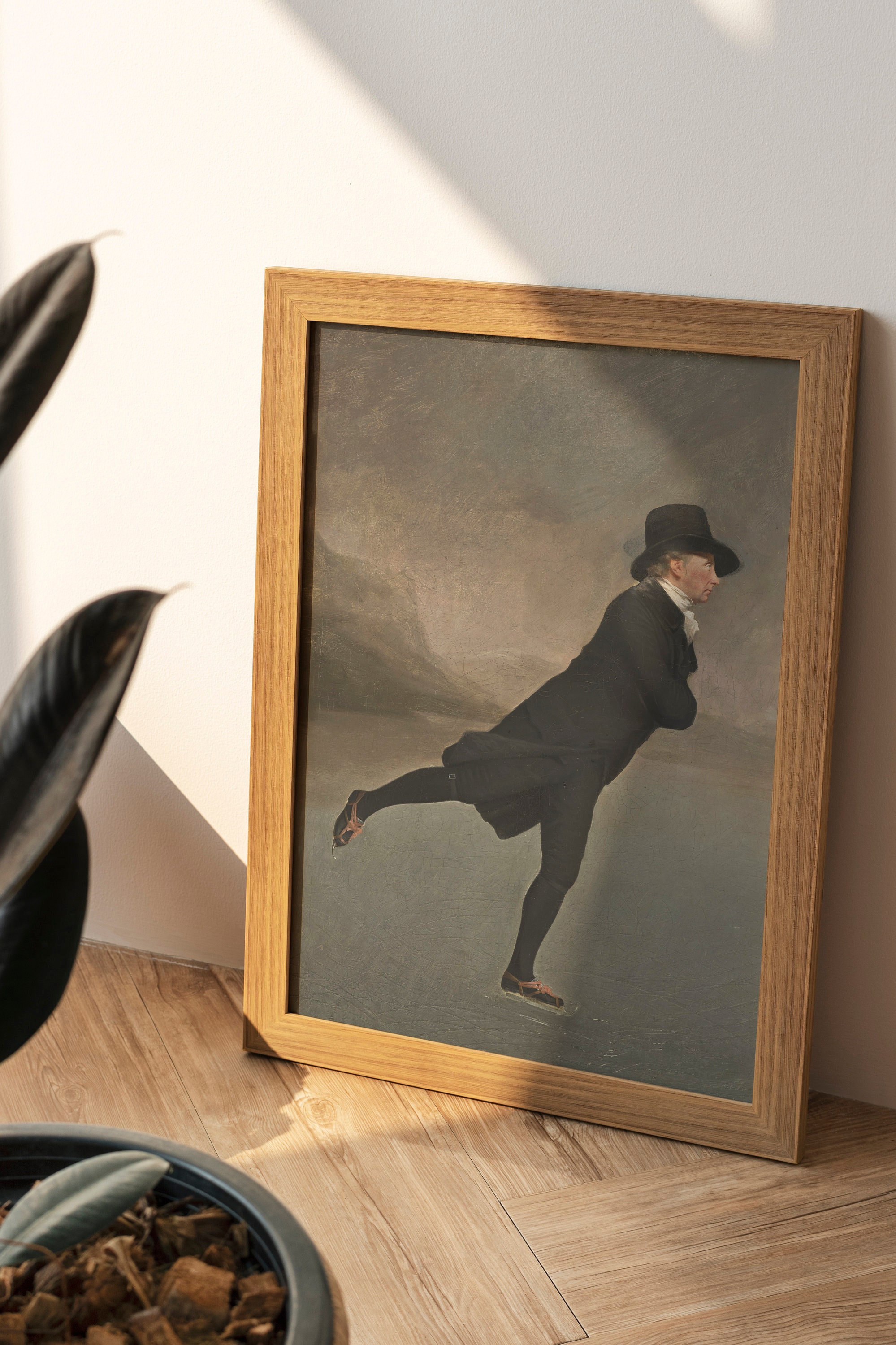 Henry Raeburn - The Skating Minister (1790) - Classic Painting Photo Poster Print Art Gift Wall Home Decor Artwork Portrait Idea