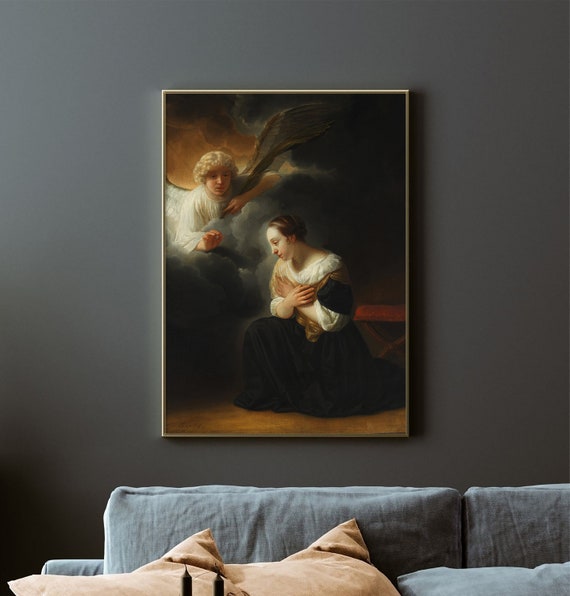 Stampe Artistiche Da Parete Vintage: Set Da 9 Poster Floreali Boho Con Donna Del XIX Secolo