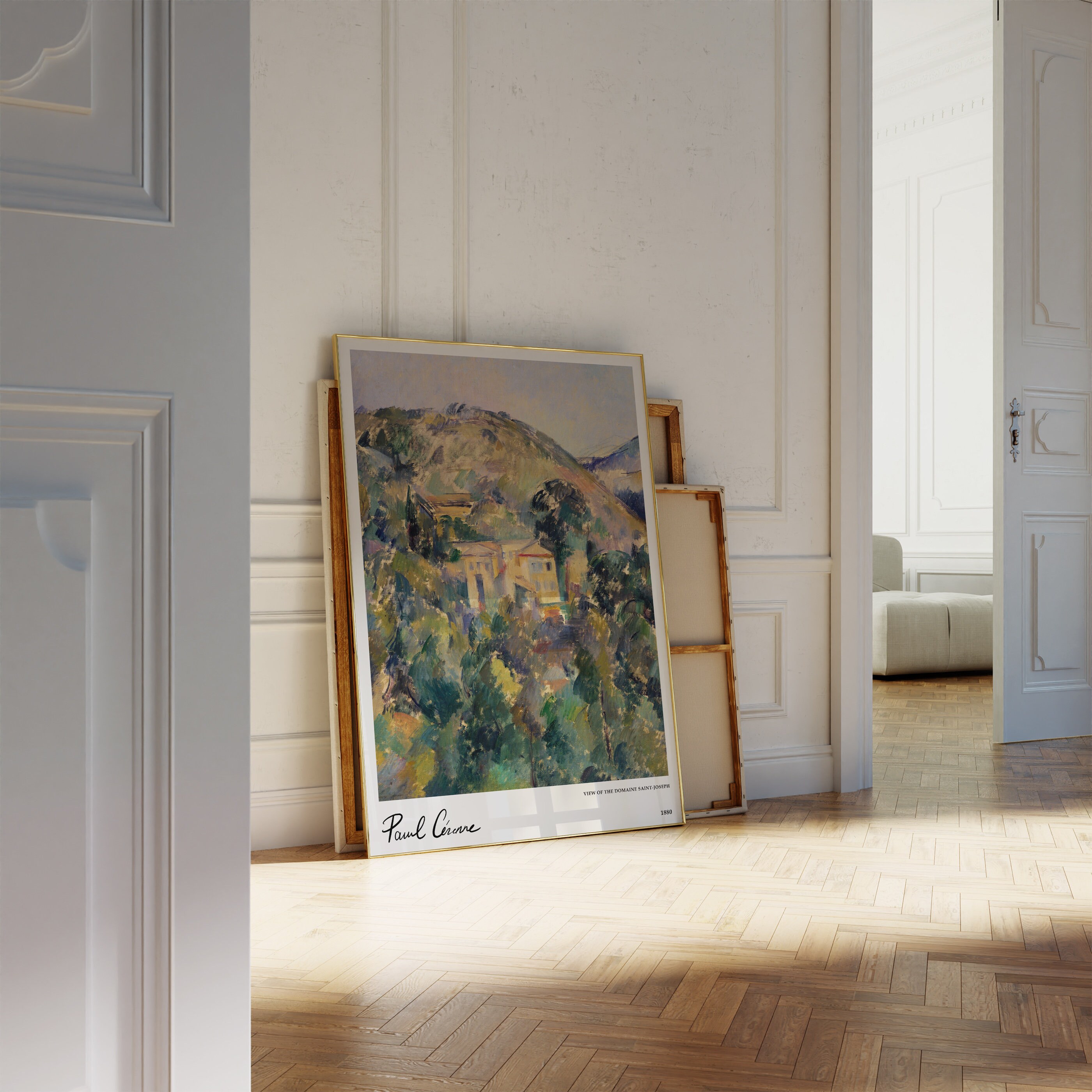 Paul Cezanne Poster | Paul Cezanne Print | Minimalist Art Print ...