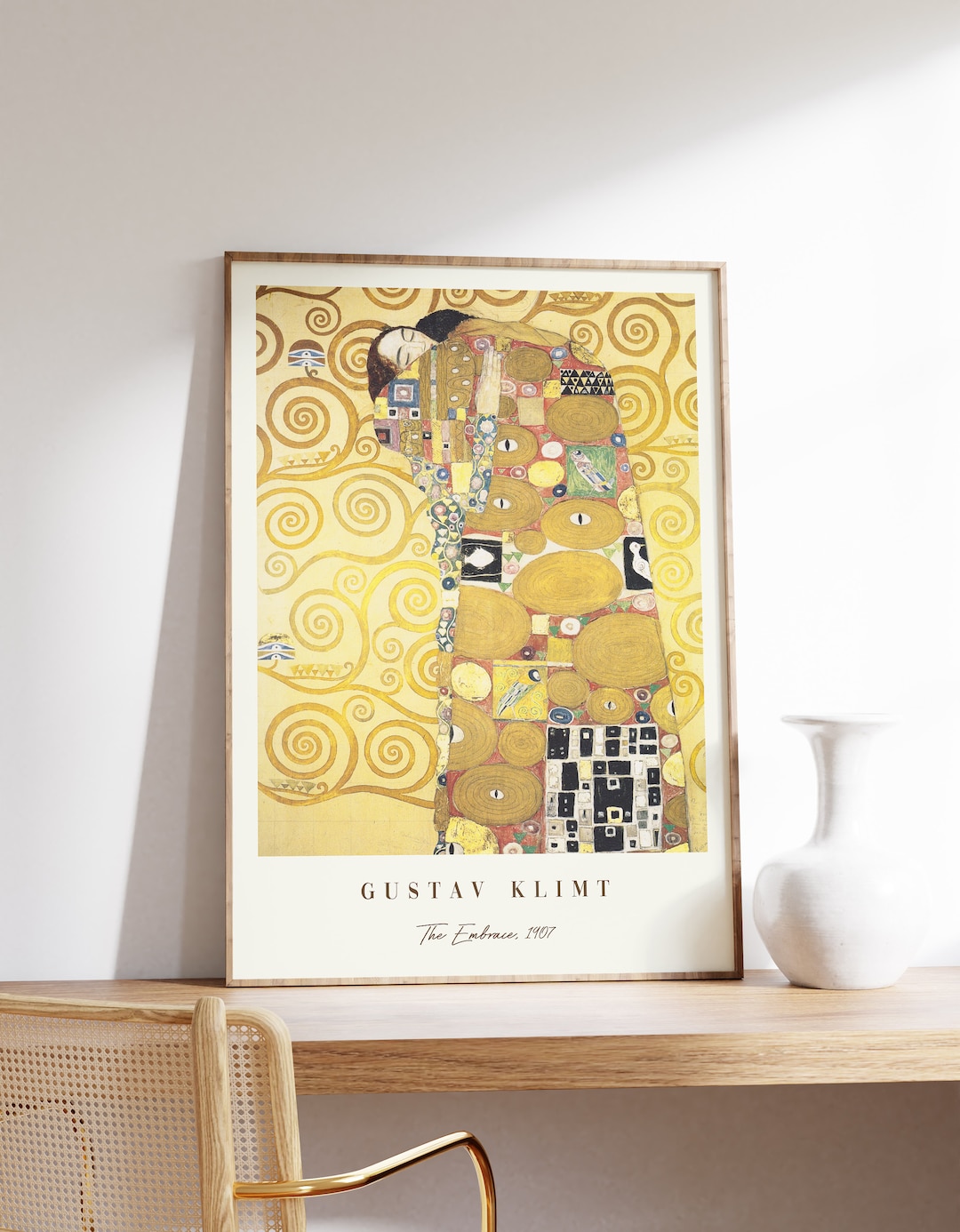 Gustav Klimt Art Print | Art Nouveau Collection | the Embrace Print ...