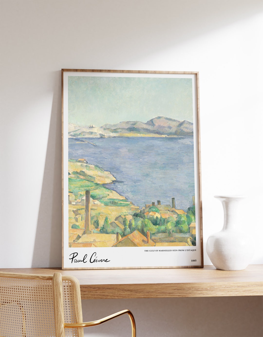 Paul Cezanne Poster | Paul Cezanne Print | Minimalist Art Print ...