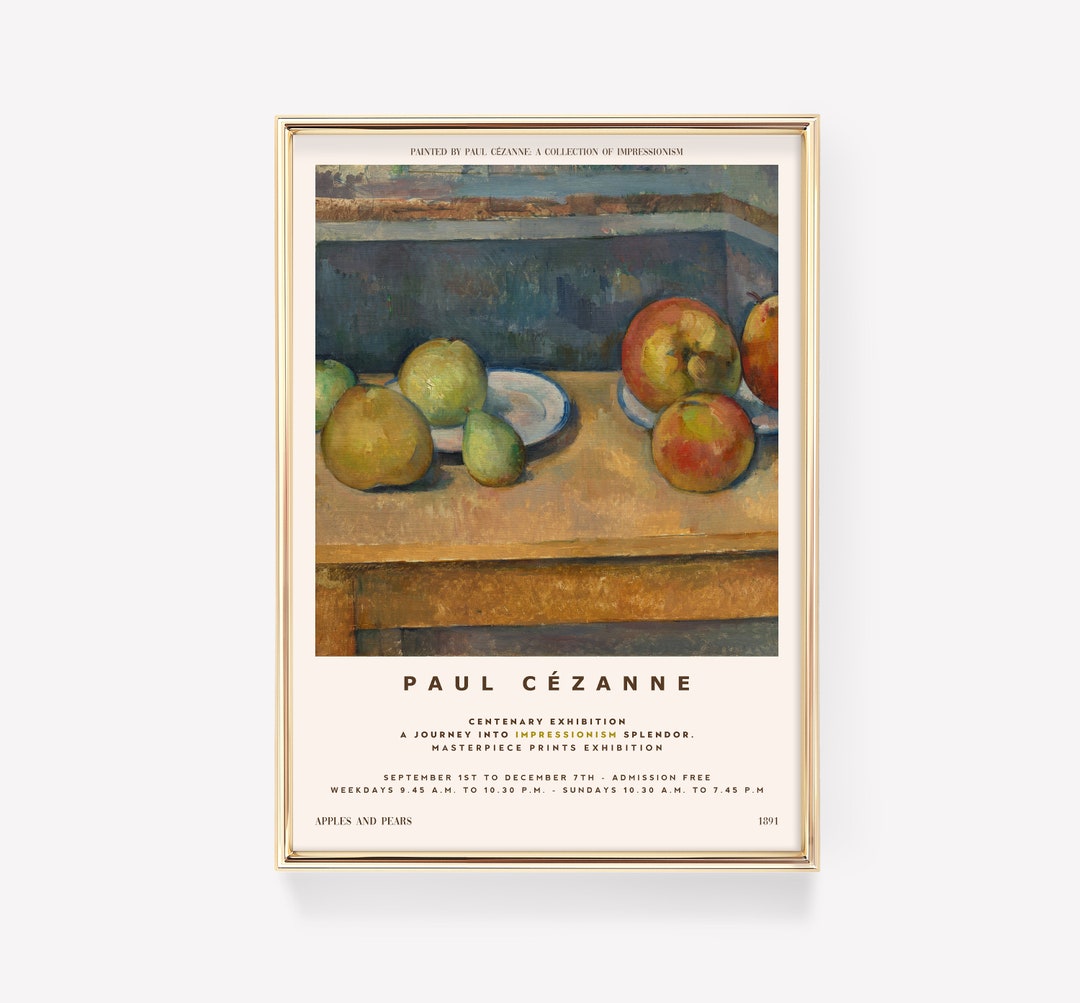 Paul Cezanne Art Print | Vintage Print | Cezanne Poster | Living Room ...