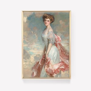 John Singer Sargent - Miss Mathilde Townsend (1907) | Vintage Poster | Woman Portrait | Museum Quality Painting | Romance Print Wall Art