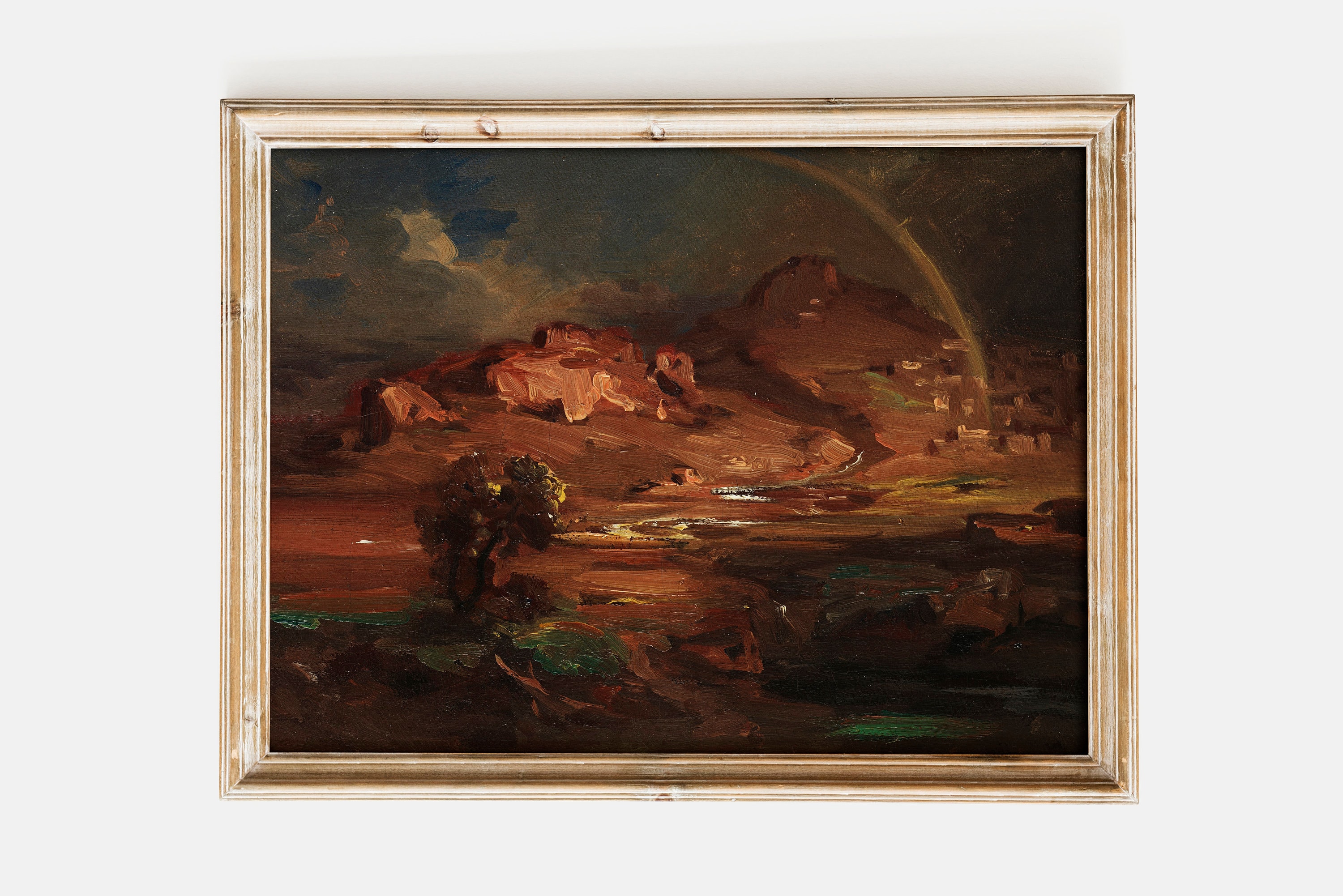 Carl Rottmann - the Cemetery at Pronoia Near Nauplia (1841) - Landscape ...