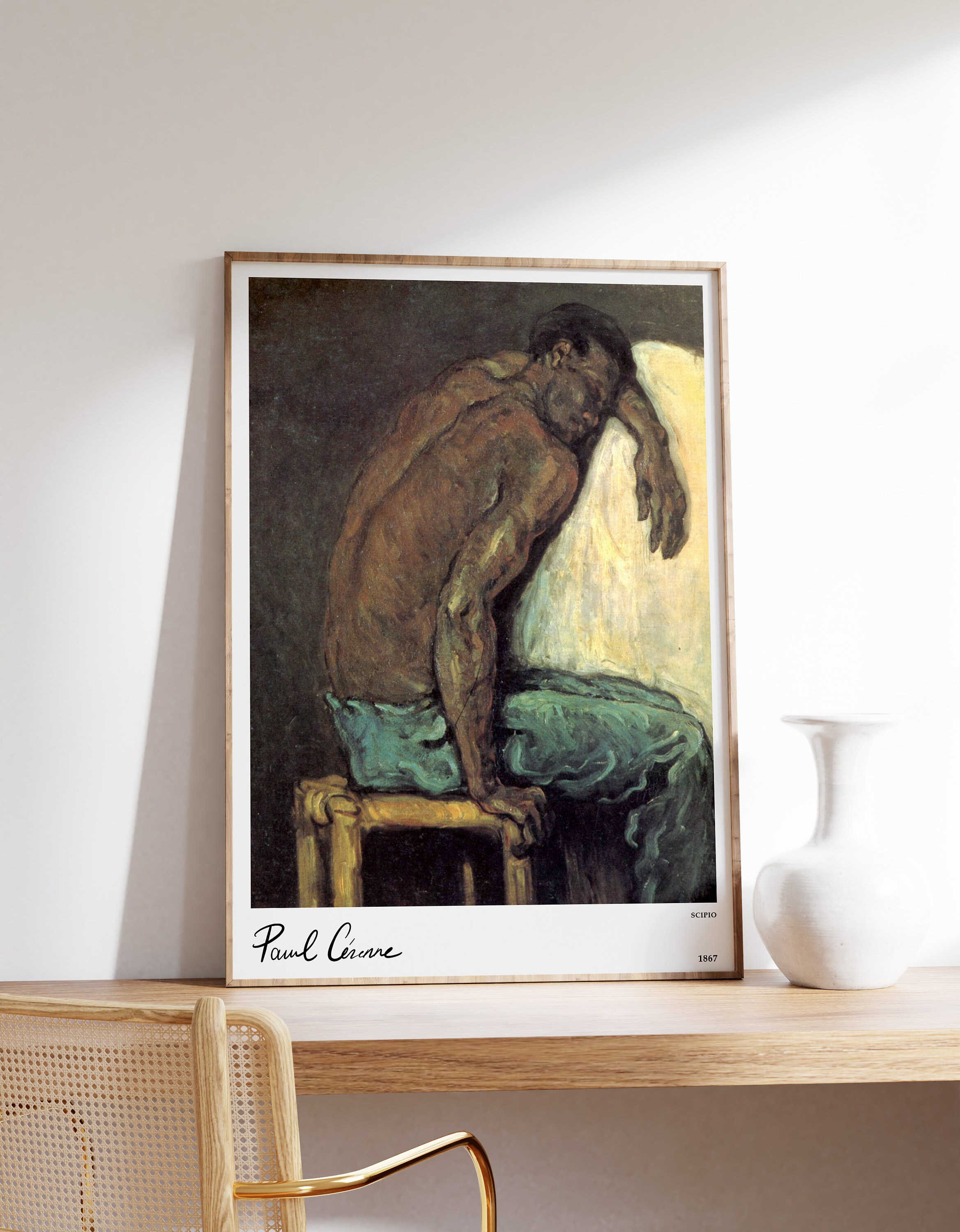 Paul Cezanne Poster | Paul Cezanne Print | Minimalist Art Print ...