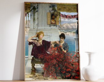 The Betrothal Ring by Lawrence Alma-Tadema | Romantic Art | Vintage Painting | Classical Art | Fine Art Print