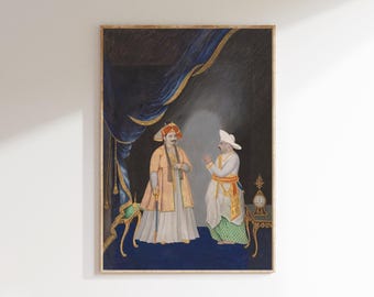 Art Of Mewar | Maharana Sarup Singh | Indian Royal Art | Vintage Painting | Historical Portrait |