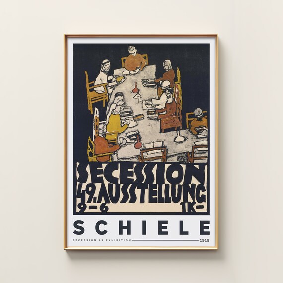 Egon Schiele Print | Secession 49 Exhibition (1918) | Exhibition