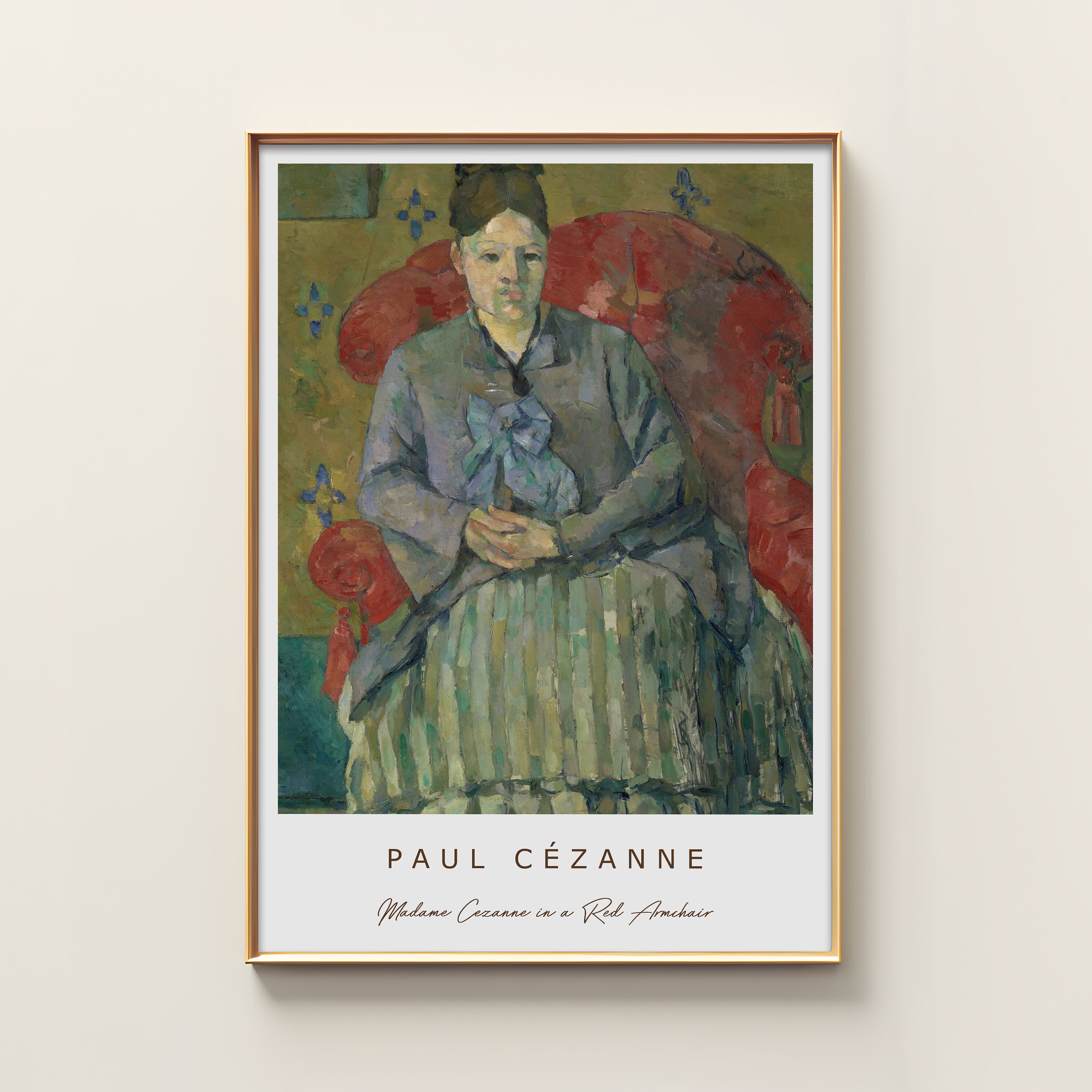 Paul Cezanne | Art Print | Vintage Poster | Cezanne Print | Mid Century ...