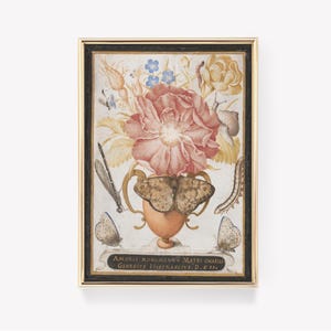 Amoris Monumentum | Vintage Painting | Georg Hoefnagel | Antique Art | Wall Decoration | Vintage Print