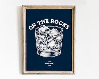 Whiskey Wall Art | Bar Cart Wall Decor | Bar Cart Art | Whiskey Art | Bar Cart Prints | Bar Cart Decor Accessories | Modern Print