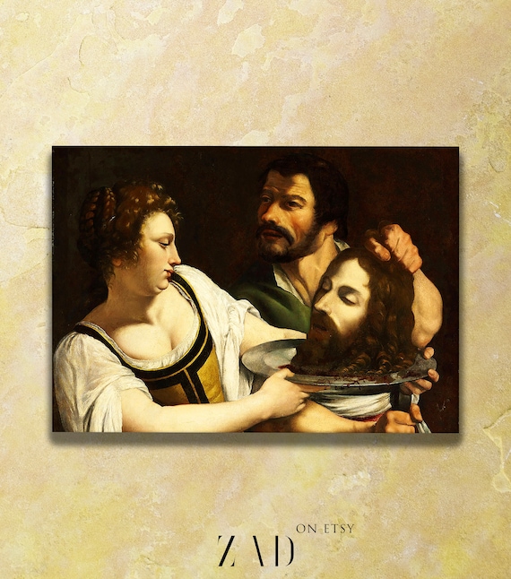 Artemisia Gentileschi Salome With the Head of Saint John the