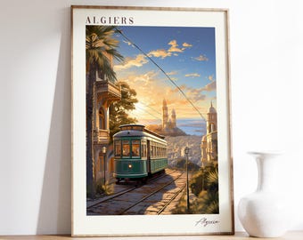 Algier Reise Poster | Algerien Travel Decor | Algerien Poster | Algier Drucken | Reise-Druck