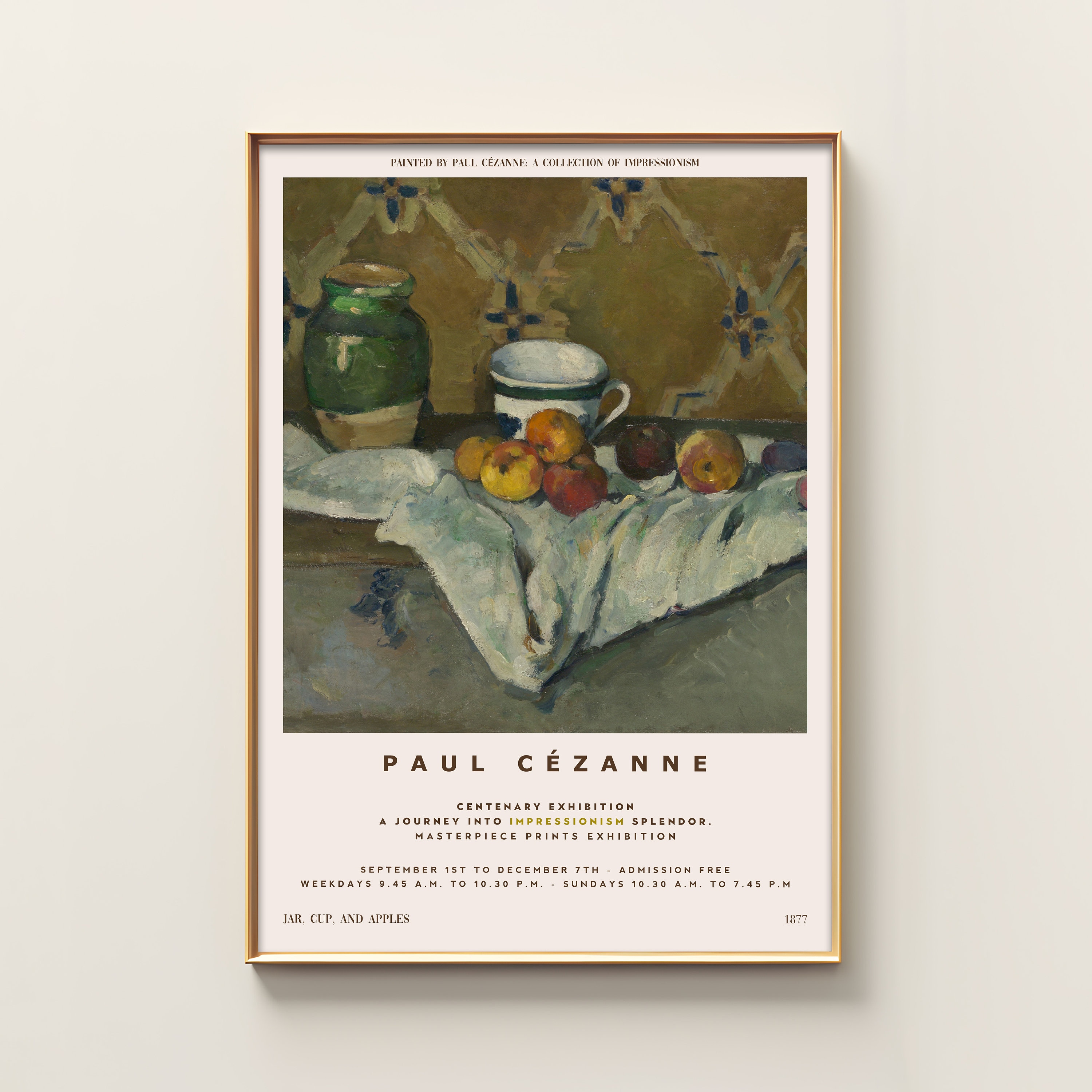 Paul Cezanne Art Print | Vintage Print | Cezanne Poster | Living Room ...