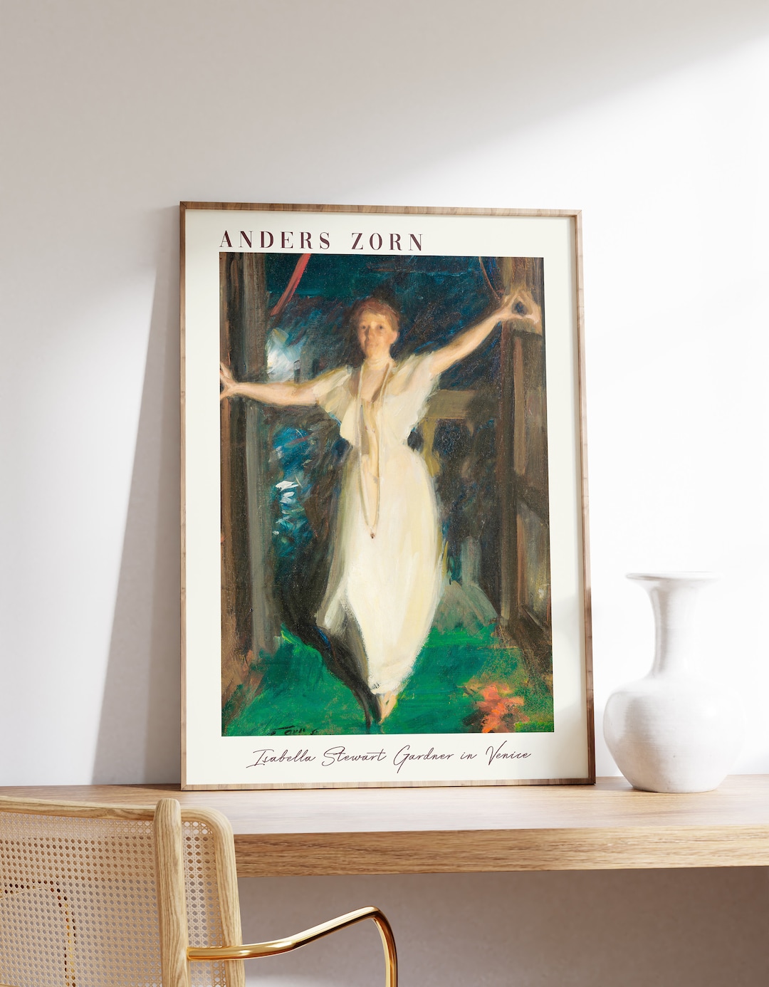 Anders Zorn - Isabella Stewart Gardner in Venice (1894