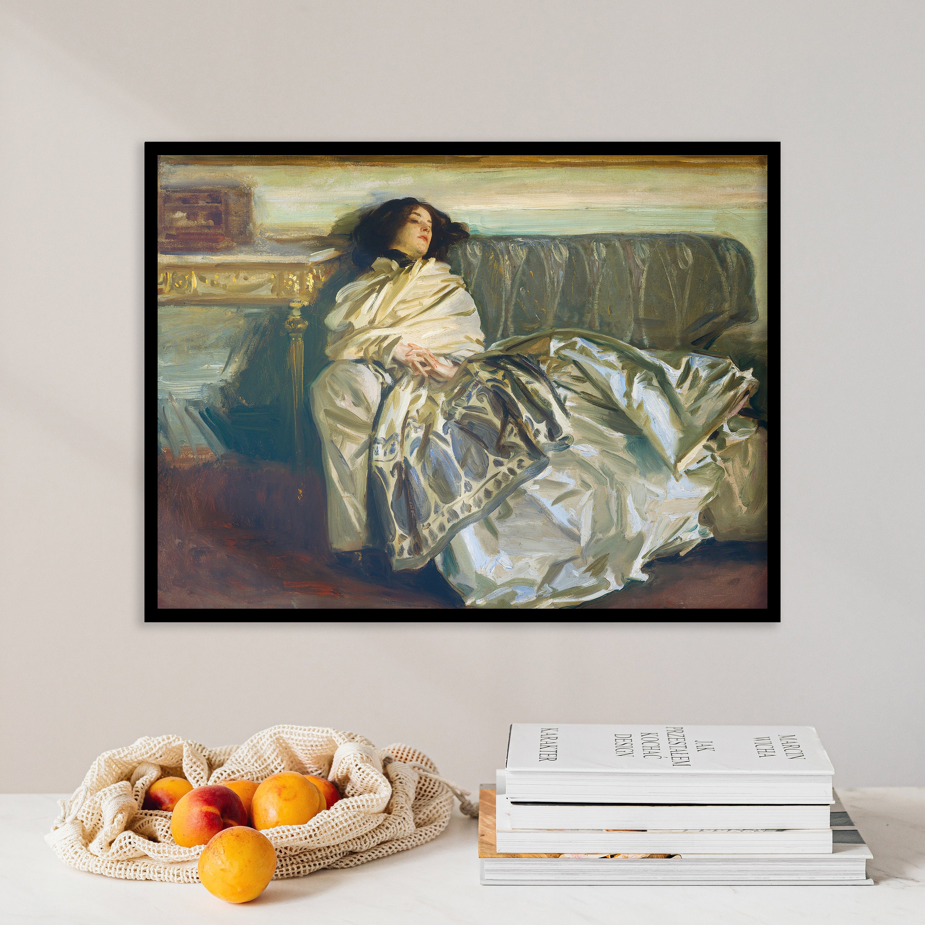 John Singer Sargent Nonchaloir repose 1911 Vintage Etsy