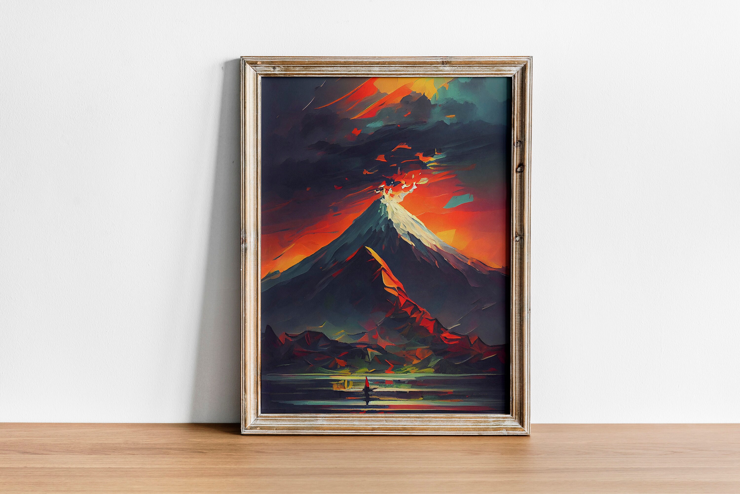 Mountain Poster | Mount Fuji Print | Japanese Wall Art | Japanese ...