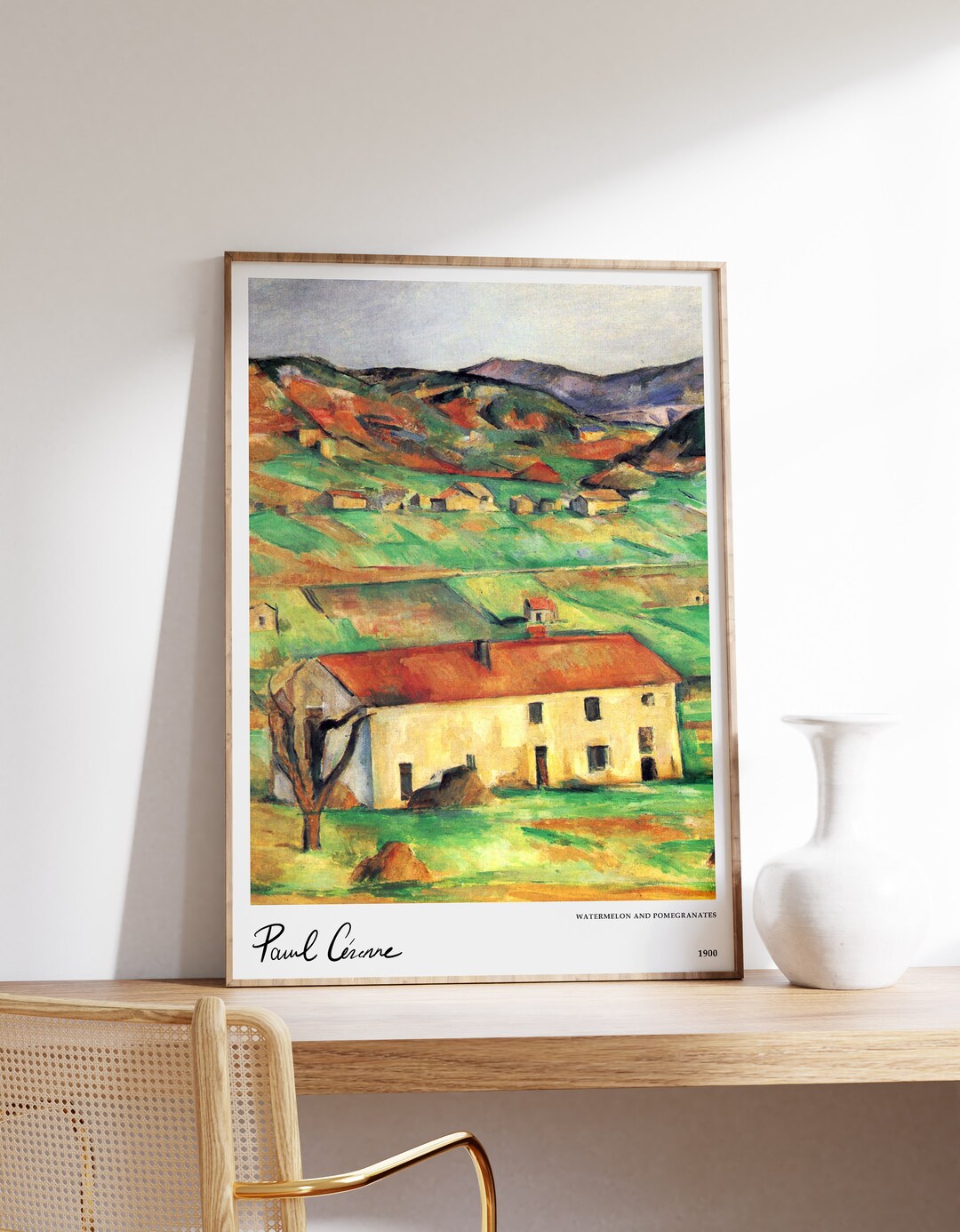 Paul Cezanne Poster | Paul Cezanne Print | Minimalist Art Print ...