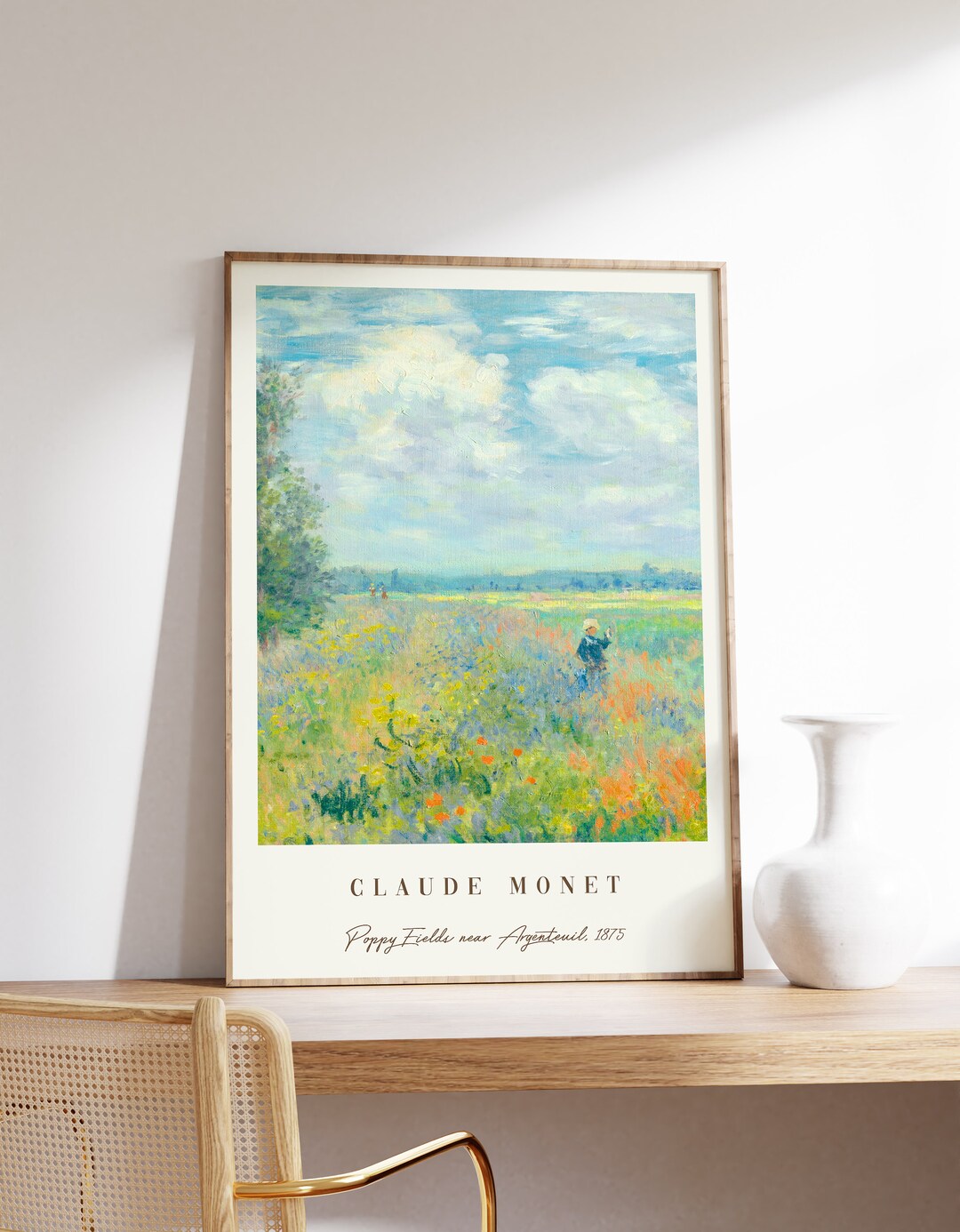 Claude Monet Art Print | Poppy Fields Near Argenteuil | Exhibition ...