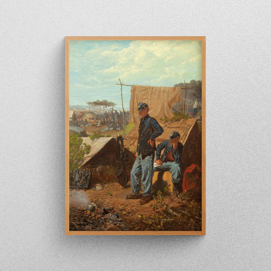 Winslow Homer Home Sweet Home 1863 klassische Malerei | Etsy