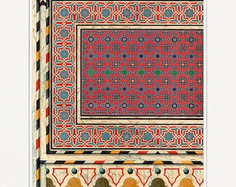 XVIIC Arab Art Print | Aristide Michel Perrot | Historical Artwork | Vintage Painting | Wall Decor |