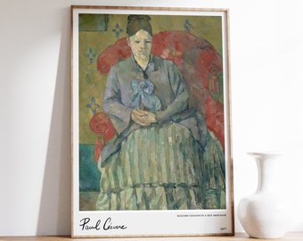 Poster di Paul Cezanne / Stampa di Paul Cezanne / Stampa artistica minimalista / Arredamento moderno per la casa / Stampa artistica della fattoria / Arredamento per la cucina