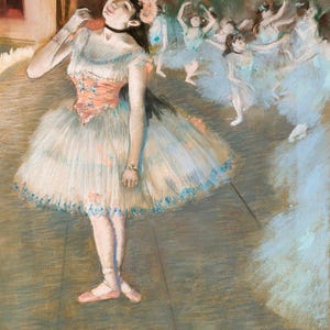 Edgar Degas | Ballet Rehearsal Print | Vintage Painting | Antique Art Print | Classical Dance | Wall Decor