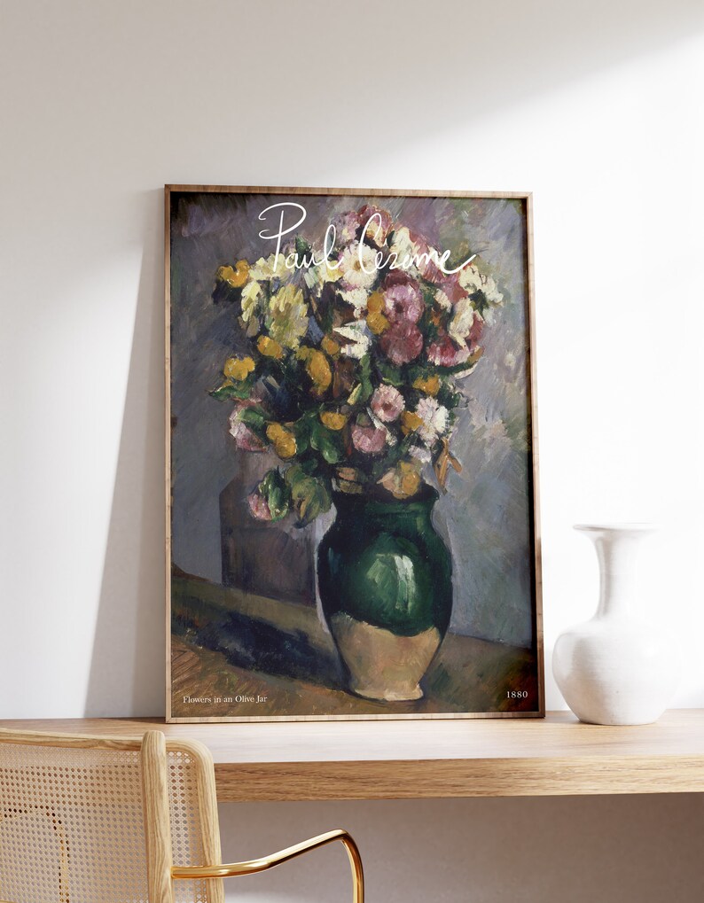 Paul Cezanne | Art Print | Vintage Poster | Cezanne Print | Mid Century ...