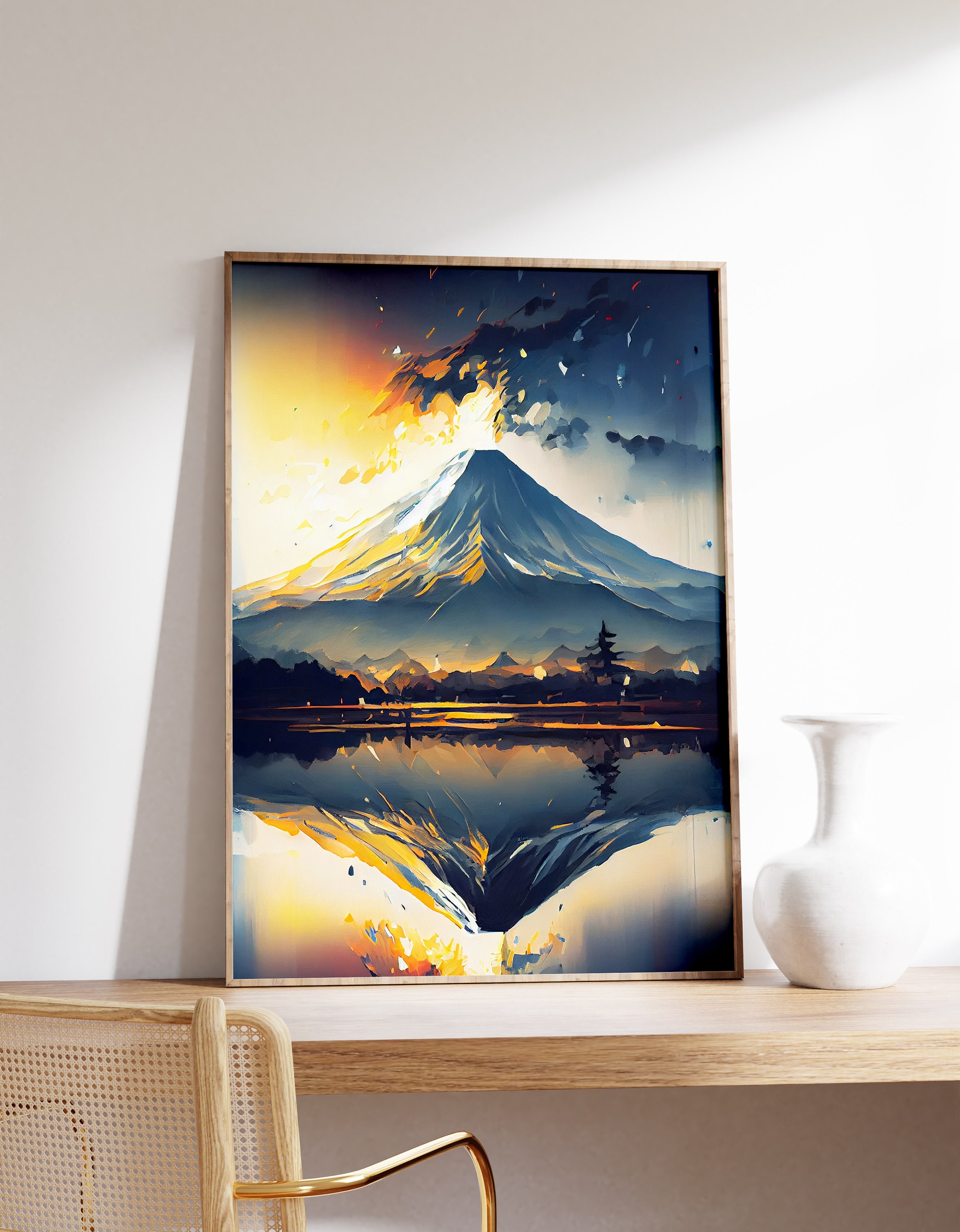 Mountain Wall Art | Mount Fuji Print | Japanese Poster | Japanese ...