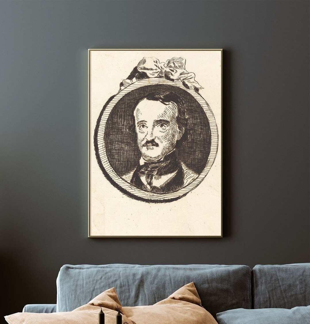 Edouard Manet - Edgar Poe (1860) | Edgar Allan Poe Painting | Poet ...