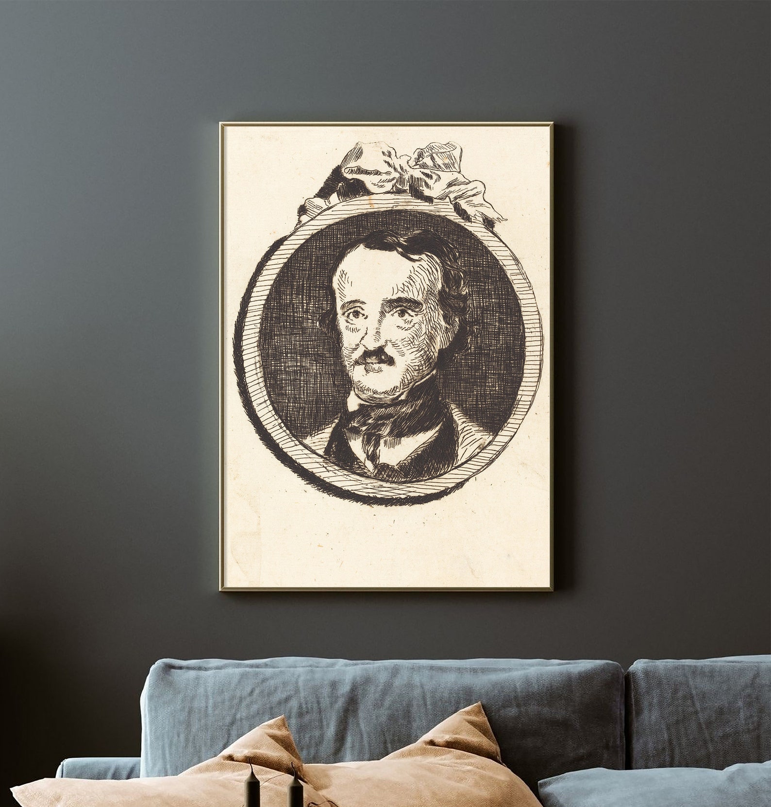 Edouard Manet - Edgar Poe (1860) | Edgar Allan Poe Painting | Poet ...