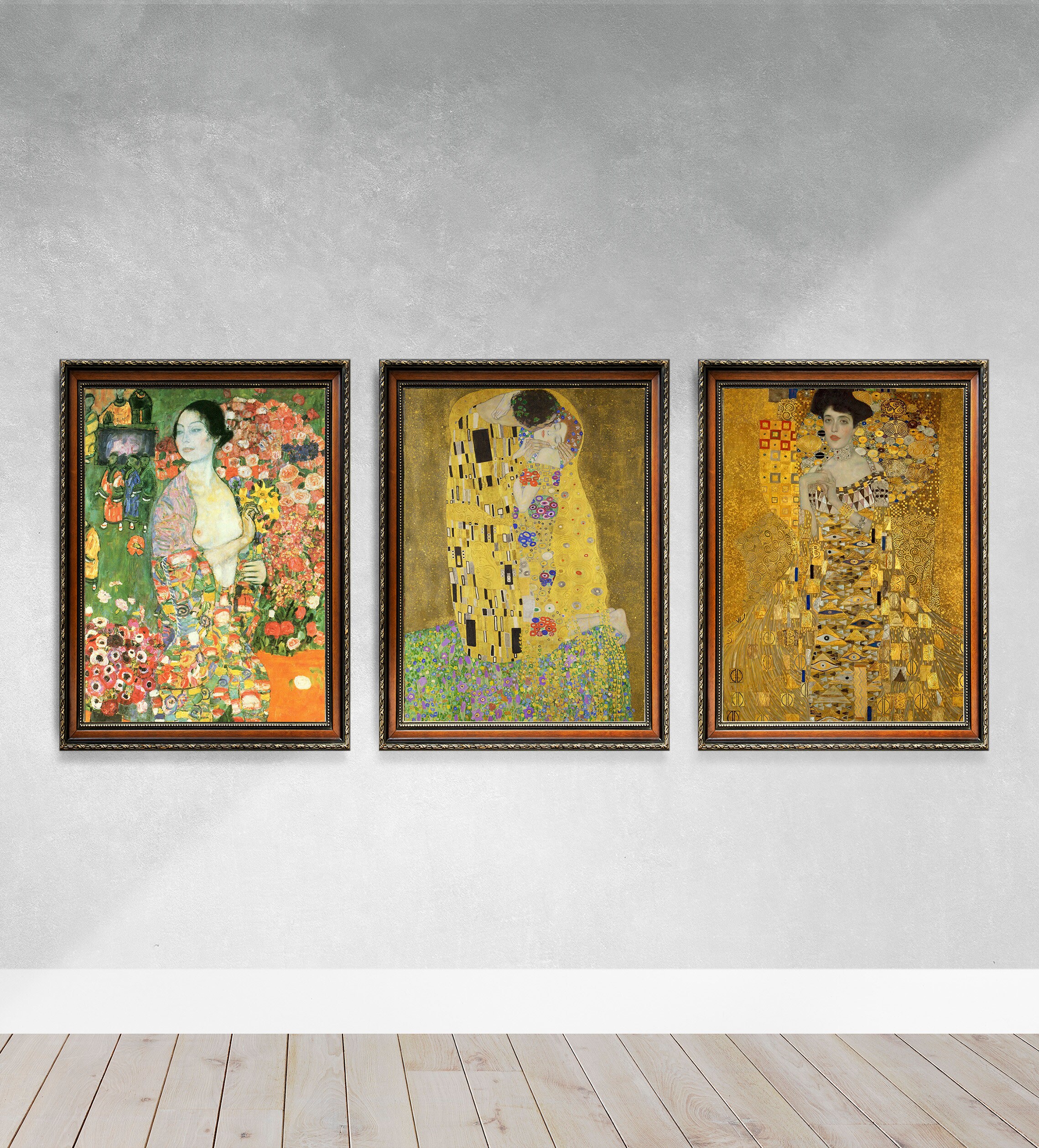Gustav Klimt Set of 3 Prints 3 Classic Paintings Gallery
